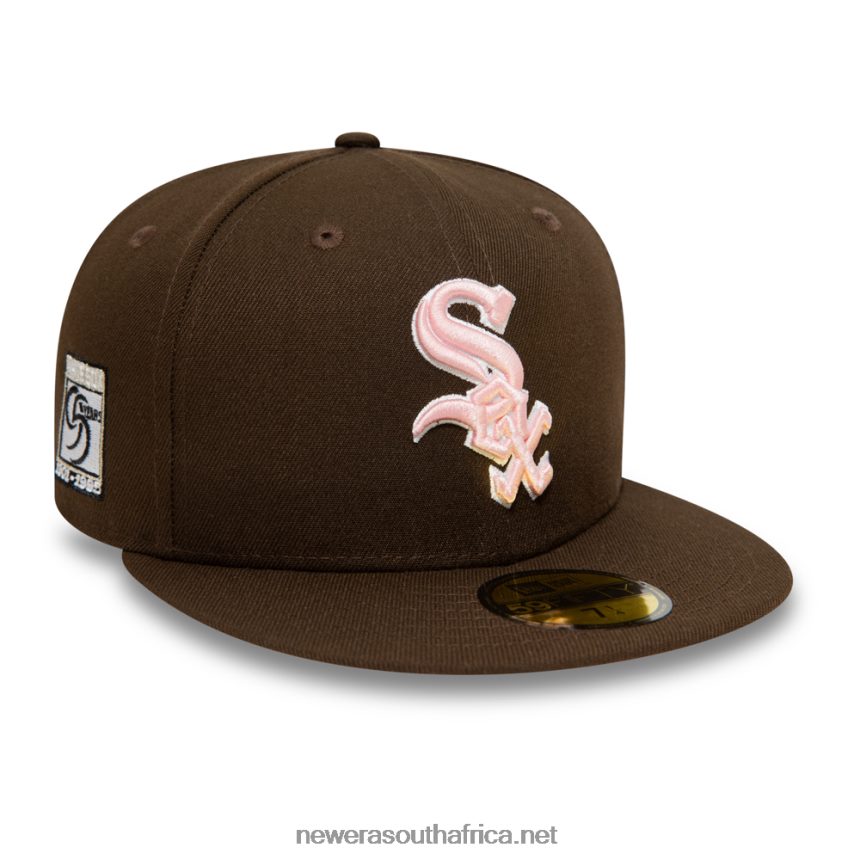 Chicago White Sox Walnut and Pink 59FIFTY Cap New Era TRBRBN459