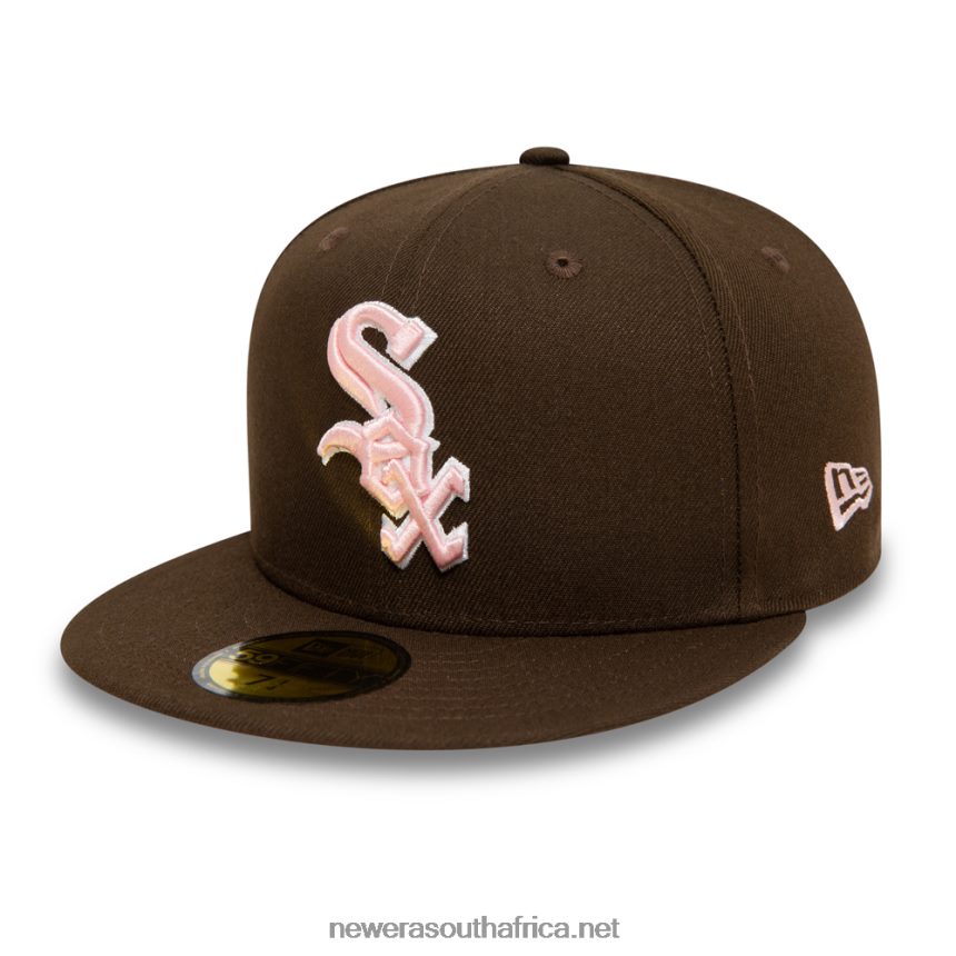 Chicago White Sox Walnut and Pink 59FIFTY Cap New Era TRBRBN459