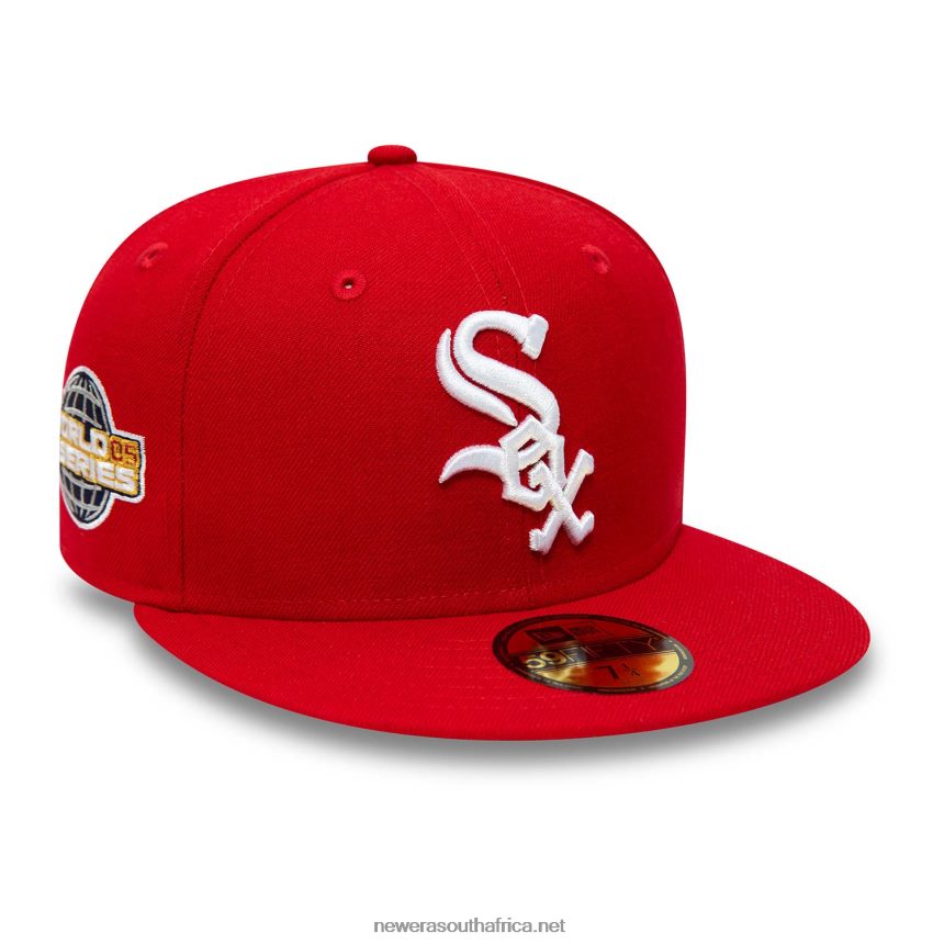 Chicago White Sox World Series Red 59FIFTY Fitted Cap New Era TRBRBN77