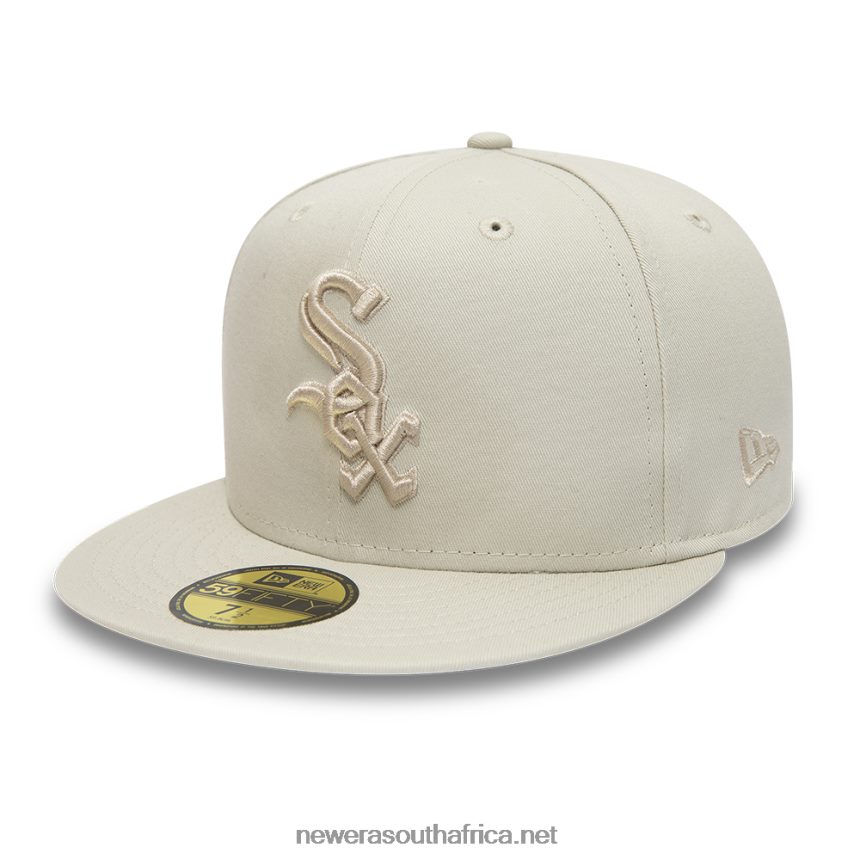 Chicago White Sox World Series Tonal Light Beige 59FIFTY Fitted Cap New Era TRBRBN1427
