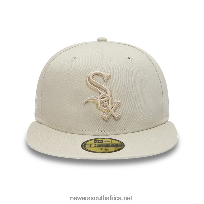 Chicago White Sox World Series Tonal Light Beige 59FIFTY Fitted Cap New Era TRBRBN1427
