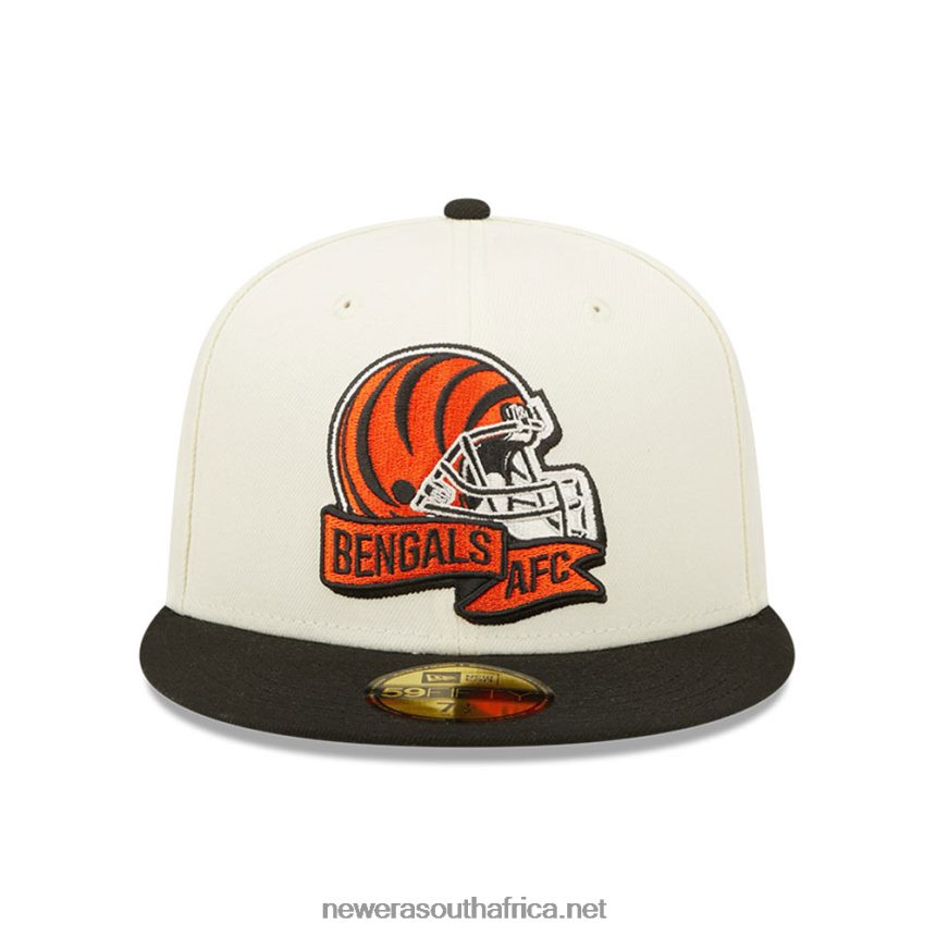 Cincinnati Bengals NFL Sideline 2022 White 59FIFTY Fitted Cap New Era TRBRBN911