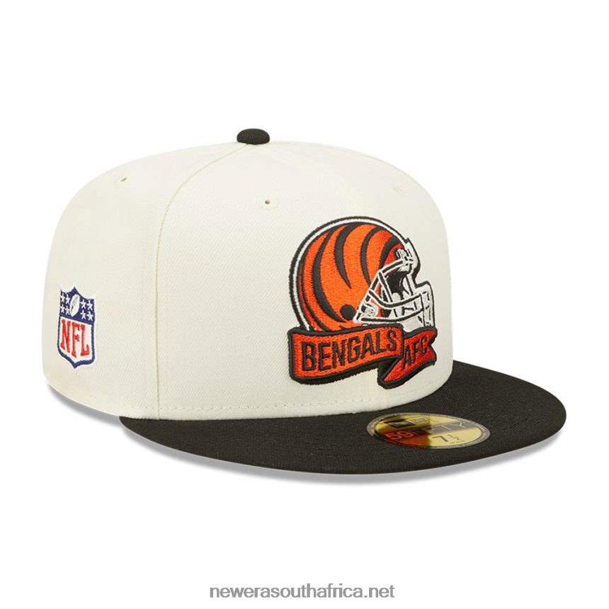 Cincinnati Bengals NFL Sideline 2022 White 59FIFTY Fitted Cap New Era TRBRBN911