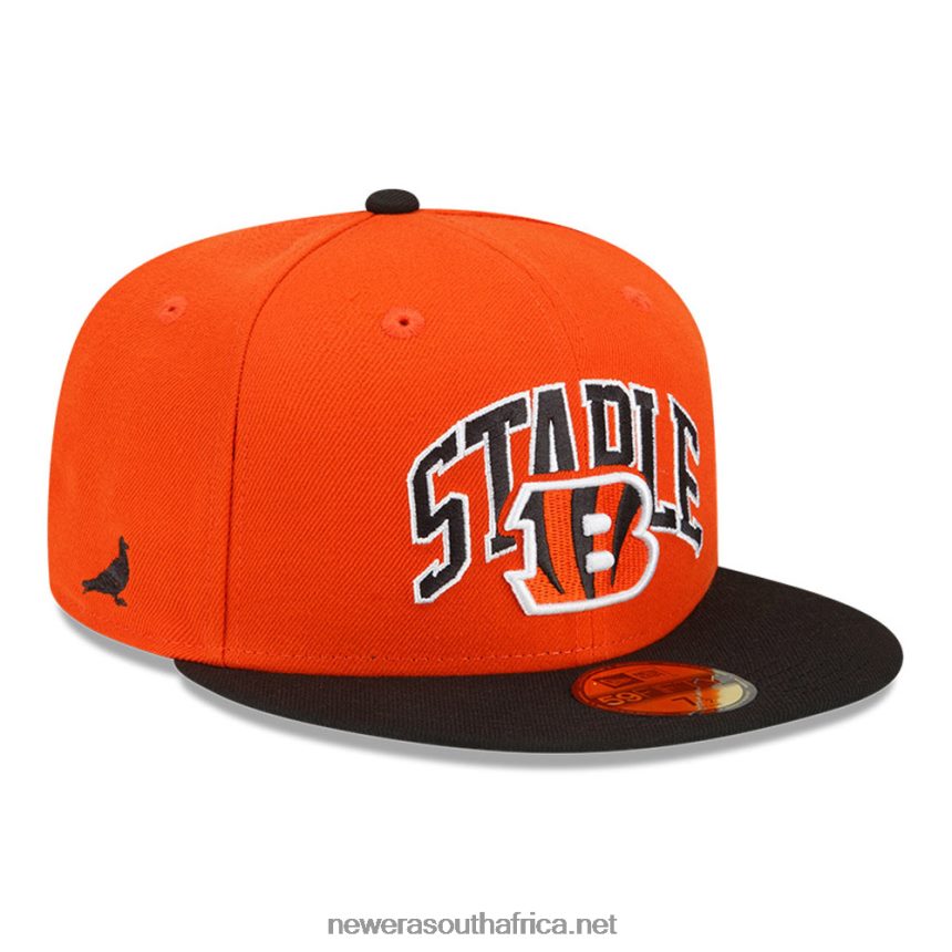 Cincinnati Bengals x Staple Orange 59FIFTY Fitted Cap New Era TRBRBN1084