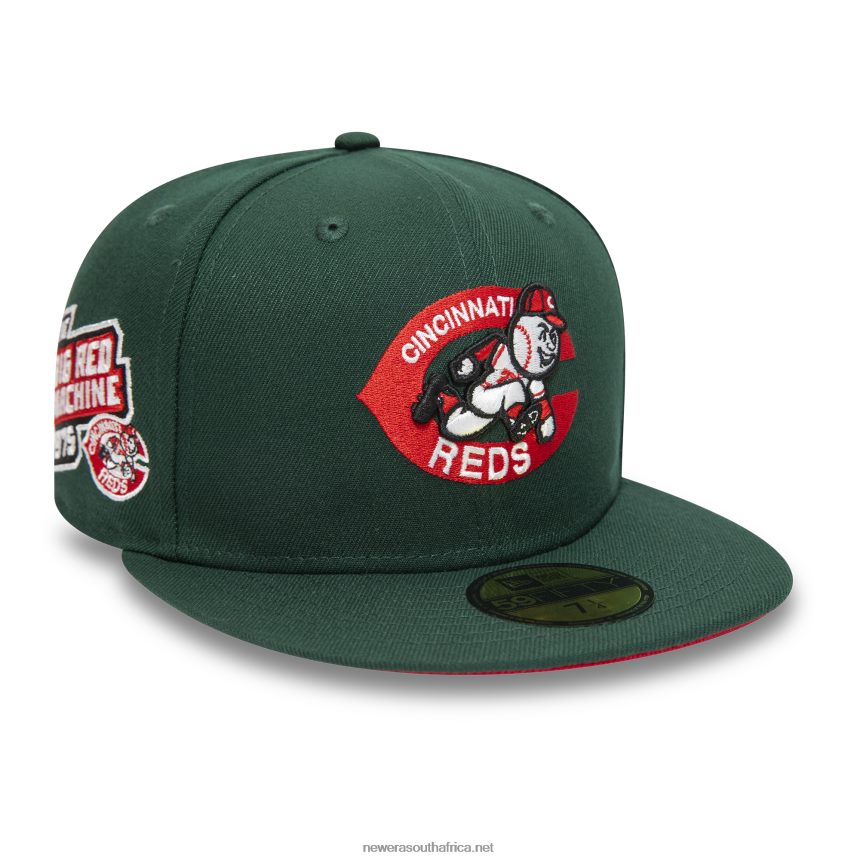 Cincinnati Reds 1975 Dark Green 59FIFTY Fitted Cap New Era TRBRBN125