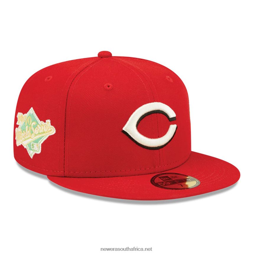 Cincinnati Reds Citrus Pop Red 59FIFTY Fitted Cap New Era TRBRBN1353