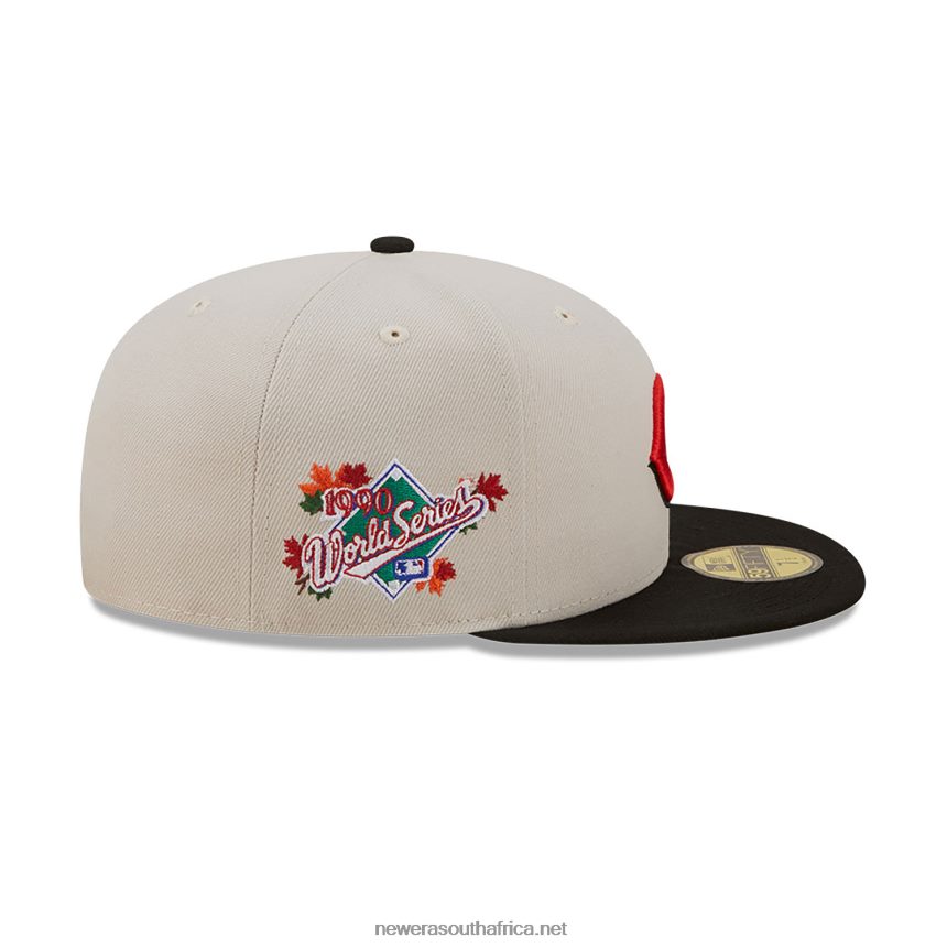 Cincinnati Reds Fall Classic White 59FIFTY Fitted Cap New Era TRBRBN1130