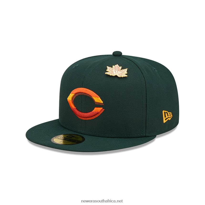 Cincinnati Reds Leafy Dark Green 59FIFTY Fitted Cap New Era TRBRBN656