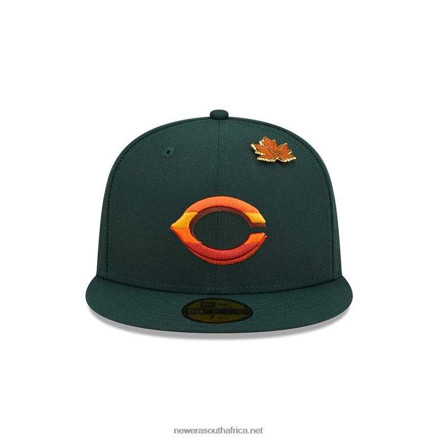 Cincinnati Reds Leafy Dark Green 59FIFTY Fitted Cap New Era TRBRBN656
