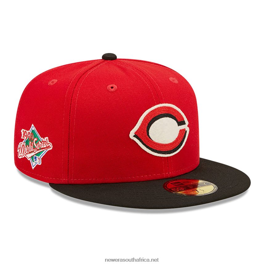 Cincinnati Reds NE Letterman Red 59FIFTY Fitted Cap New Era TRBRBN764