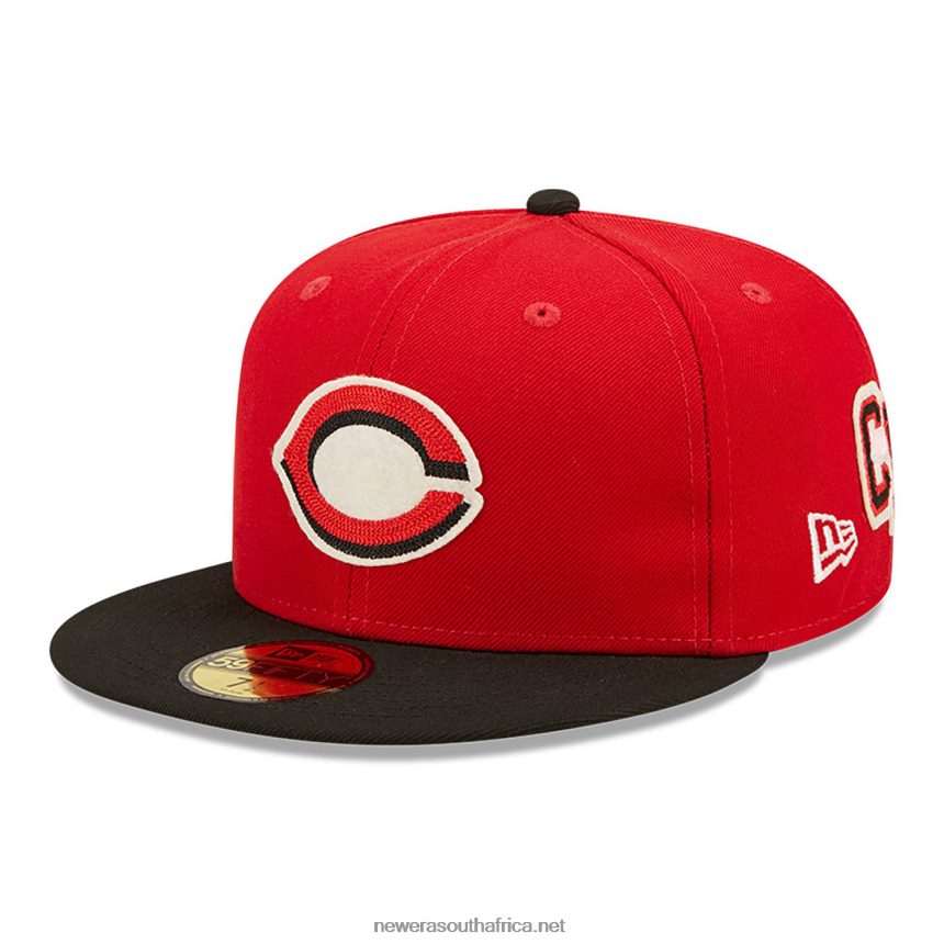 Cincinnati Reds NE Letterman Red 59FIFTY Fitted Cap New Era TRBRBN764
