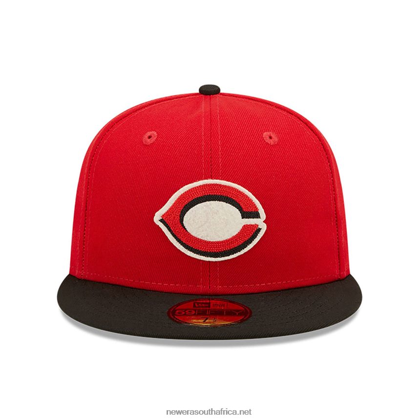 Cincinnati Reds NE Letterman Red 59FIFTY Fitted Cap New Era TRBRBN764