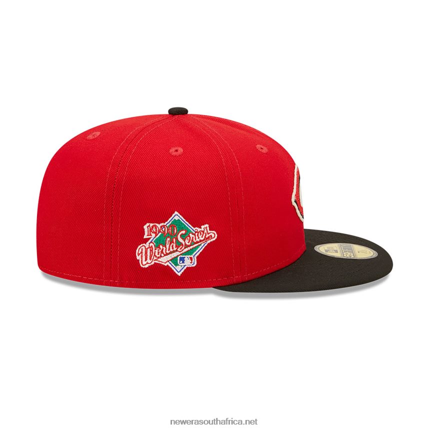 Cincinnati Reds NE Letterman Red 59FIFTY Fitted Cap New Era TRBRBN764