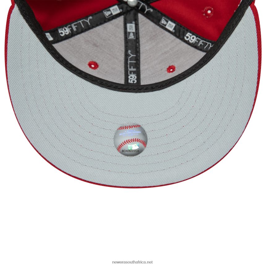 Cincinnati Reds National League Stadium Red 59FIFTY Fitted Cap New Era TRBRBN1046