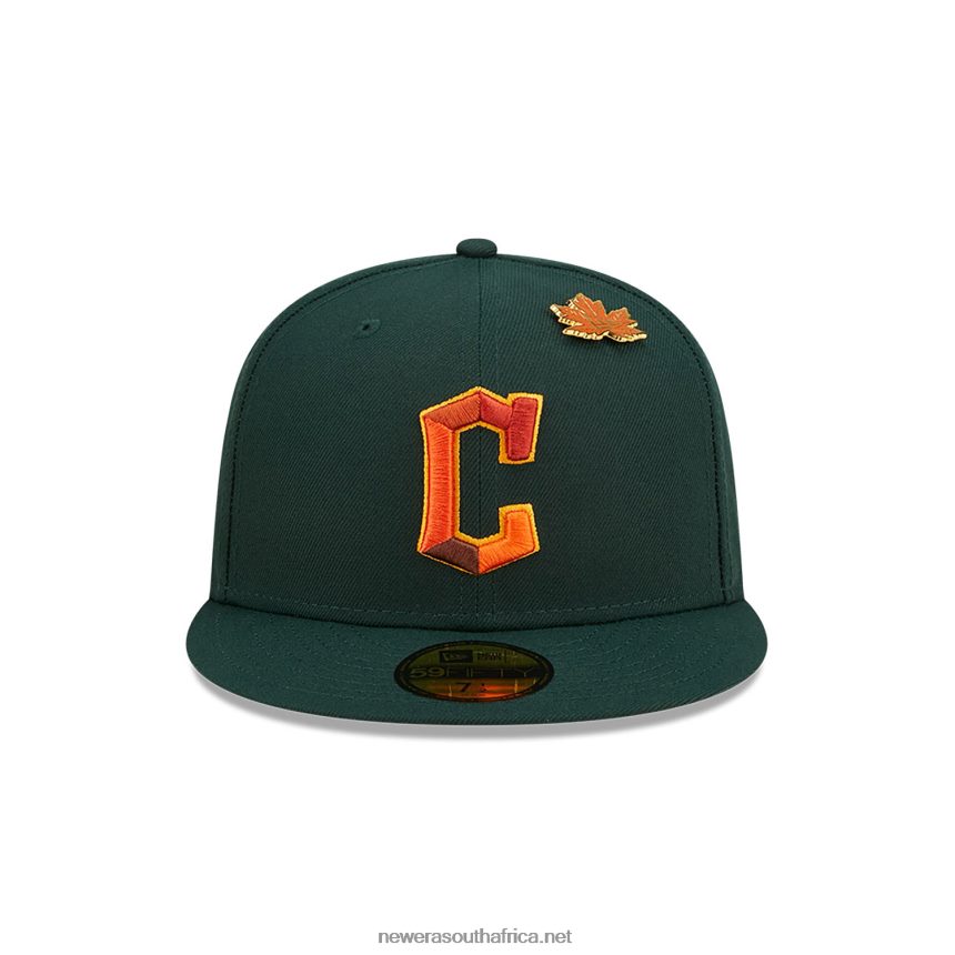 Cleveland Guardians Leafy Dark Green 59FIFTY Fitted Cap New Era TRBRBN226