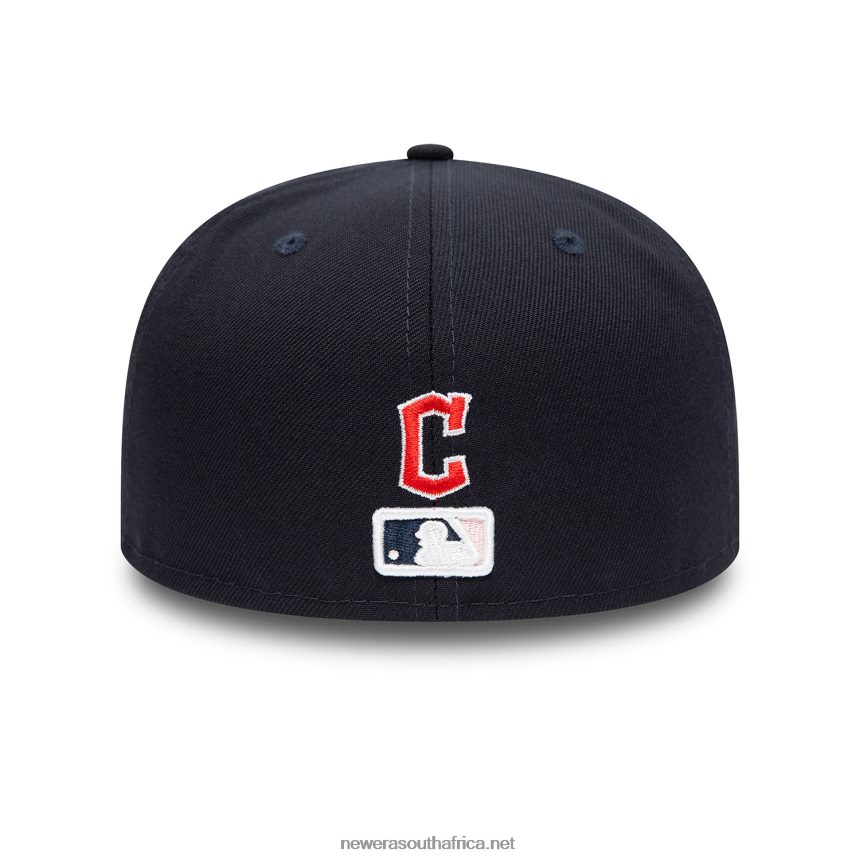 Cleveland Guardians Side Patch Bloom Navy 59FIFTY Fitted Cap New Era TRBRBN719