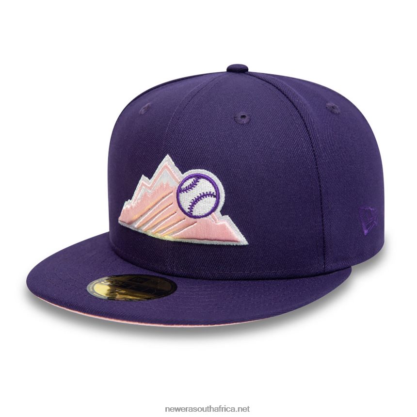 Colorado Rockies 25 Years Purple 59FIFTY Fitted Cap New Era TRBRBN3