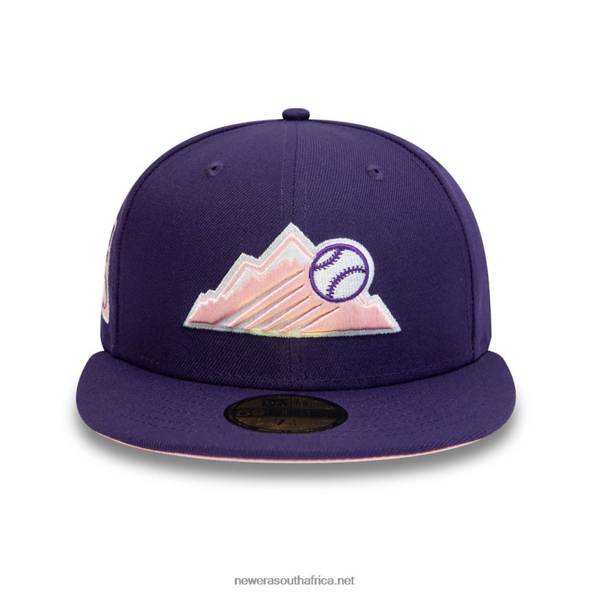 Colorado Rockies 25 Years Purple 59FIFTY Fitted Cap New Era TRBRBN3