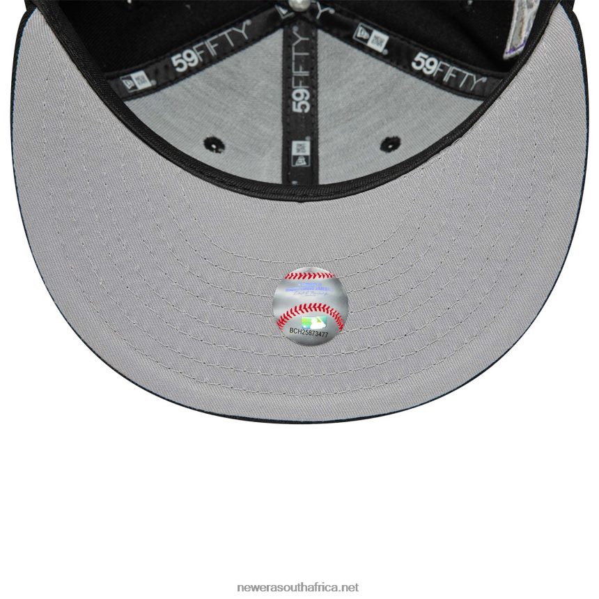 Colorado Rockies 25th Anniversary Black 59FIFTY Fitted Cap New Era TRBRBN512