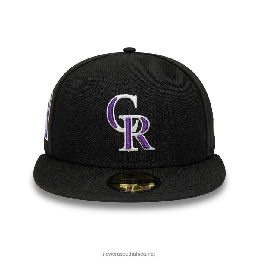 Colorado Rockies 25th Anniversary Black 59FIFTY Fitted Cap New Era TRBRBN512