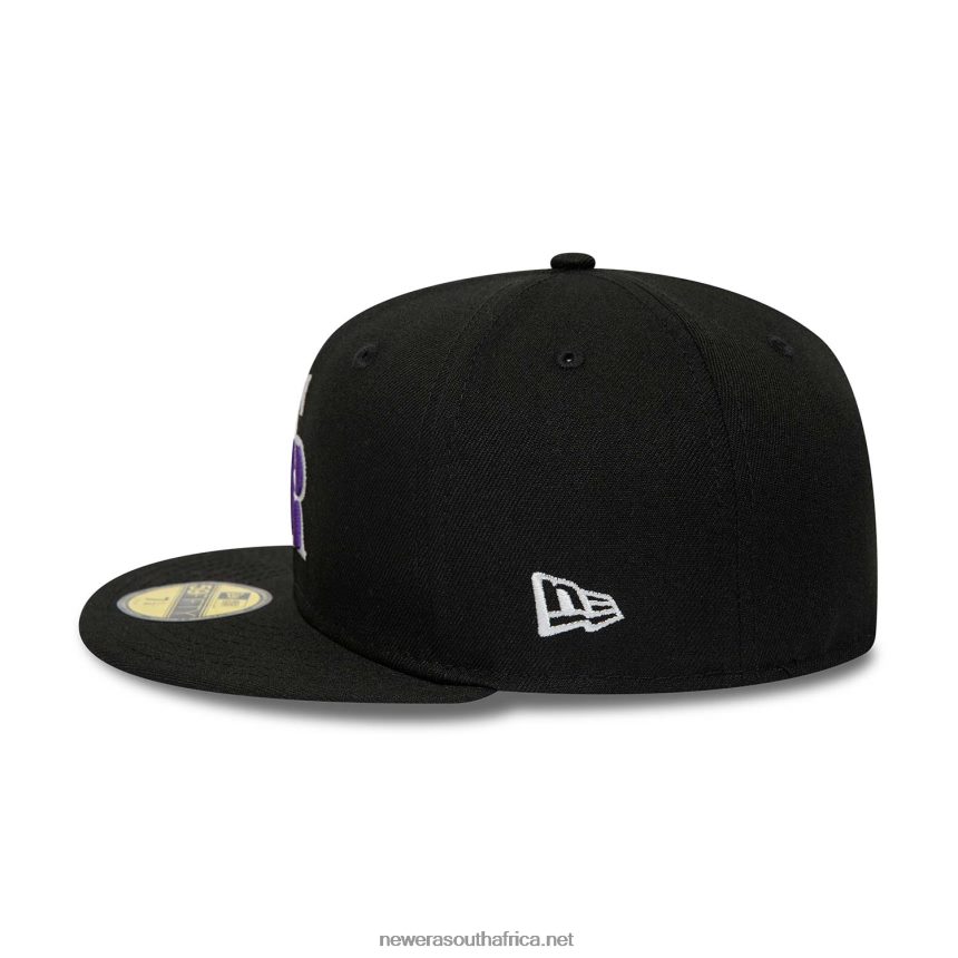 Colorado Rockies 25th Anniversary Black 59FIFTY Fitted Cap New Era TRBRBN512