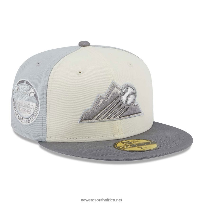 Colorado Rockies Anniversary Grey 59FIFTY Fitted Cap New Era TRBRBN918
