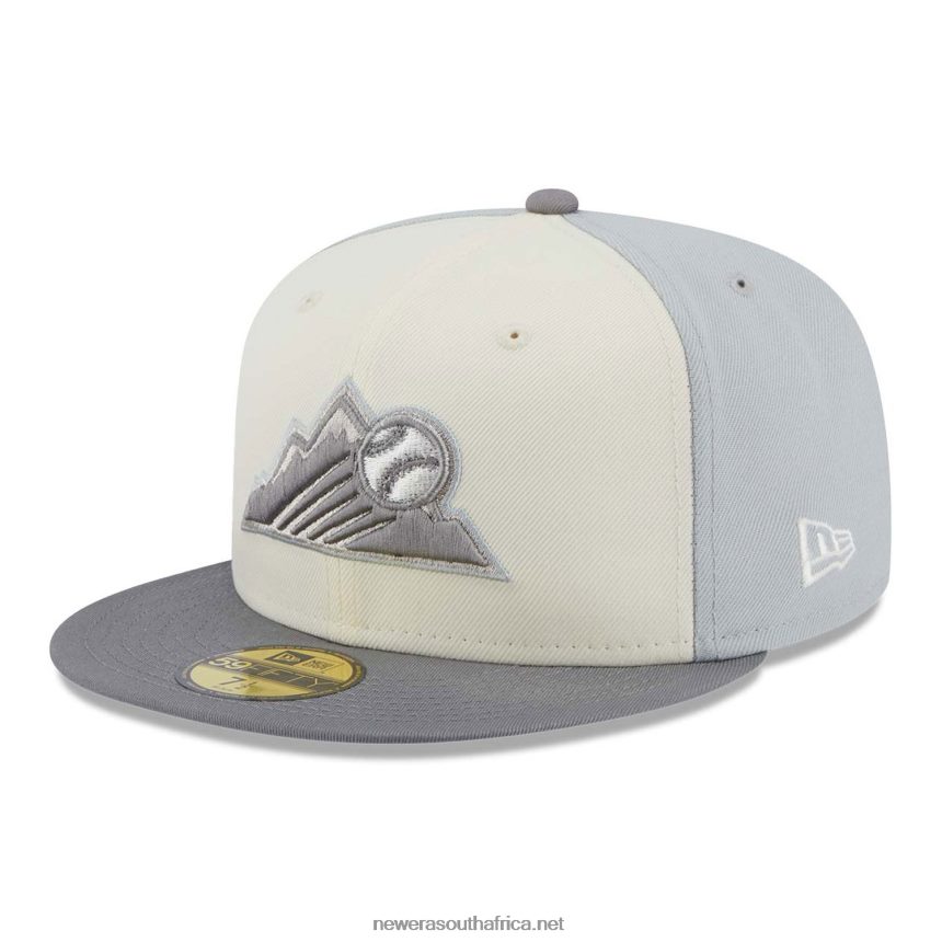 Colorado Rockies Anniversary Grey 59FIFTY Fitted Cap New Era TRBRBN918