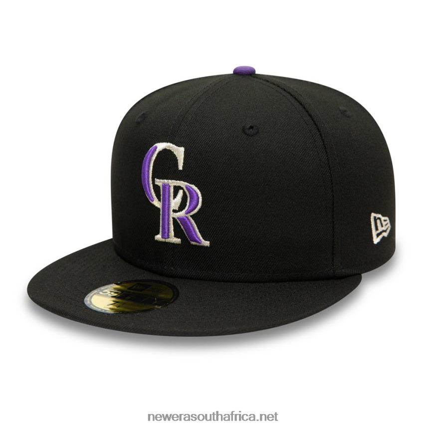 Colorado Rockies Authentic On Field Black 59FIFTY Cap New Era TRBRBN556