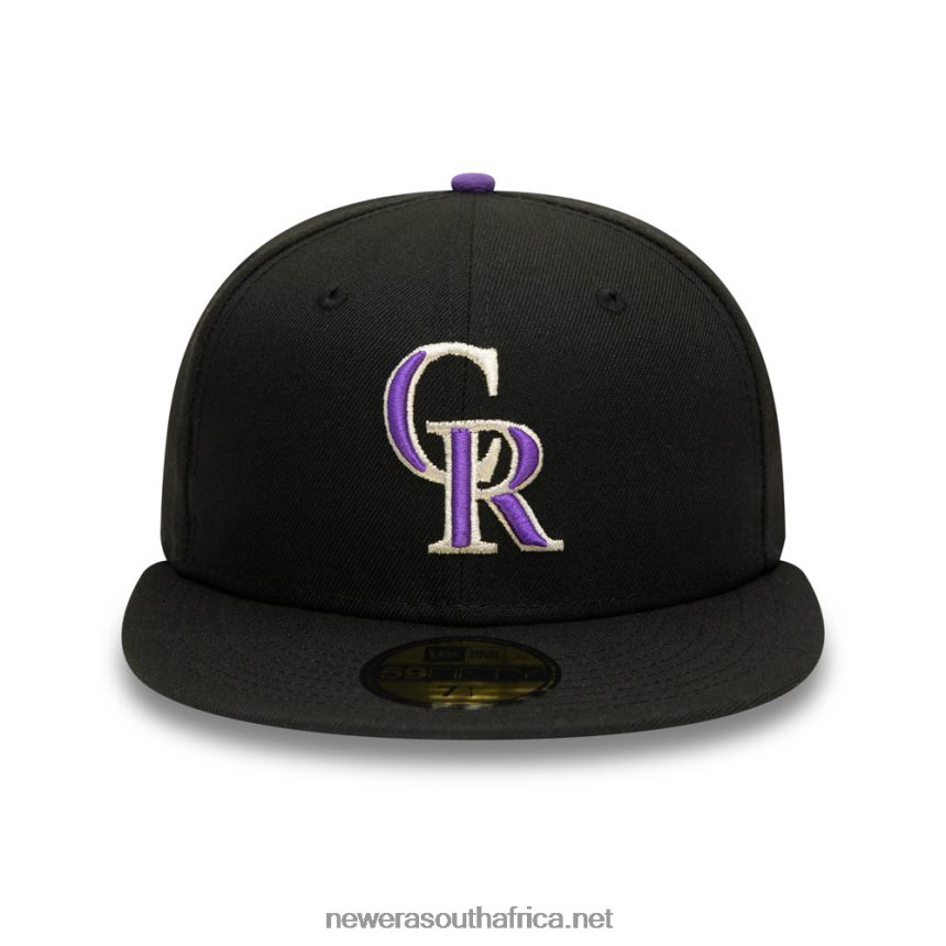 Colorado Rockies Authentic On Field Black 59FIFTY Cap New Era TRBRBN556