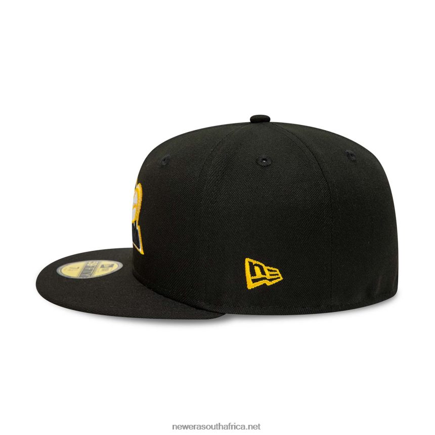 Colorado Rockies Black And Yellow 59FIFTY Fitted Cap New Era TRBRBN326