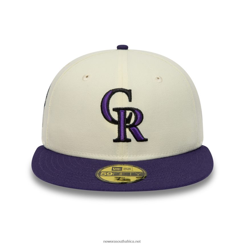 Colorado Rockies Chrome and Purple Pack 59FIFTY Fitted Cap New Era TRBRBN127
