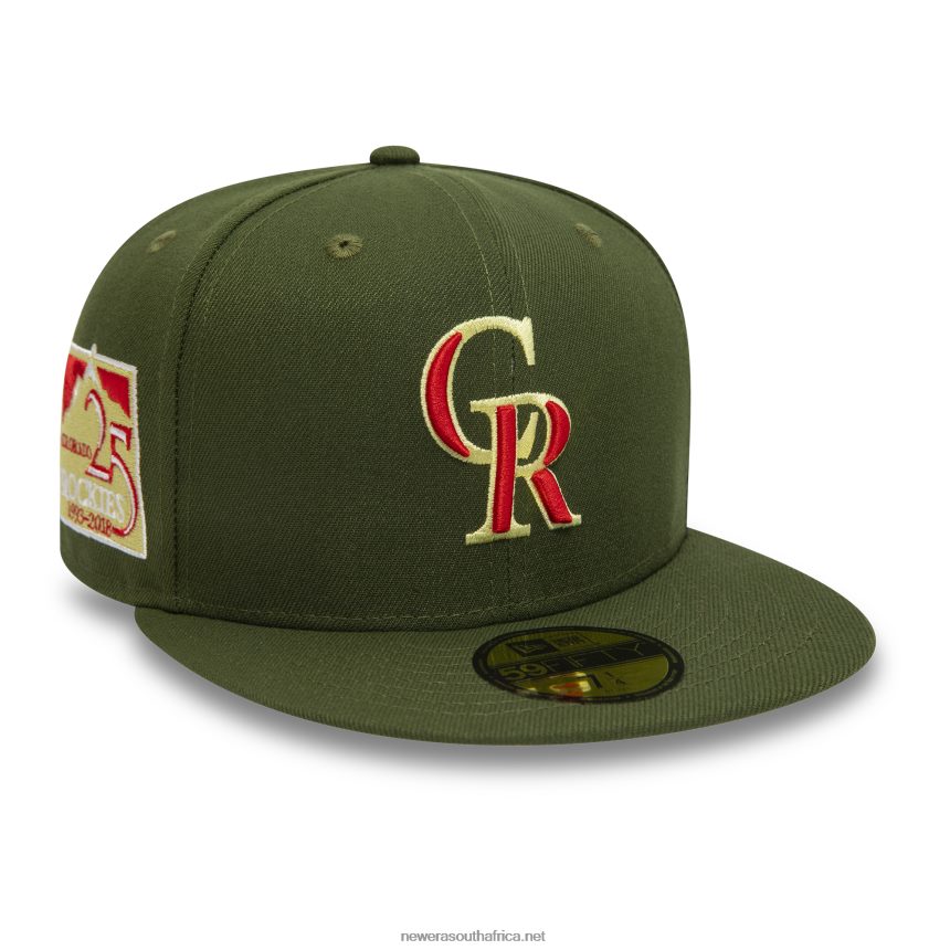 Colorado Rockies Green 25 Years 59FIFTY Fitted Cap New Era TRBRBN63