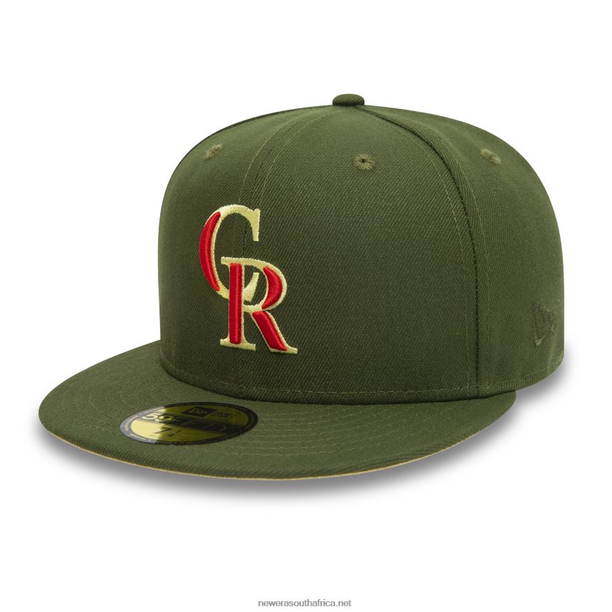 Colorado Rockies Green 25 Years 59FIFTY Fitted Cap New Era TRBRBN63