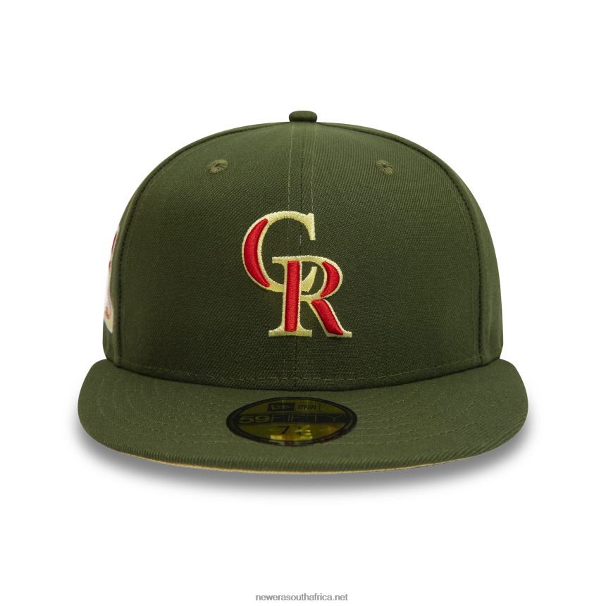 Colorado Rockies Green 25 Years 59FIFTY Fitted Cap New Era TRBRBN63
