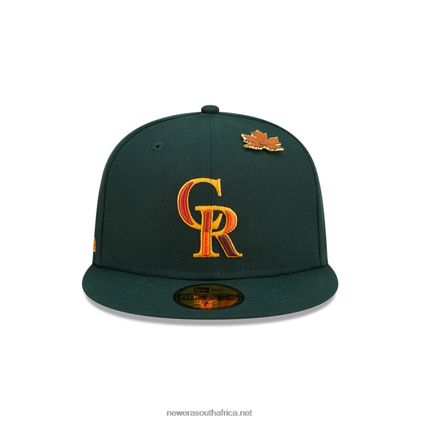 Colorado Rockies Leafy Dark Green 59FIFTY Fitted Cap New Era TRBRBN288