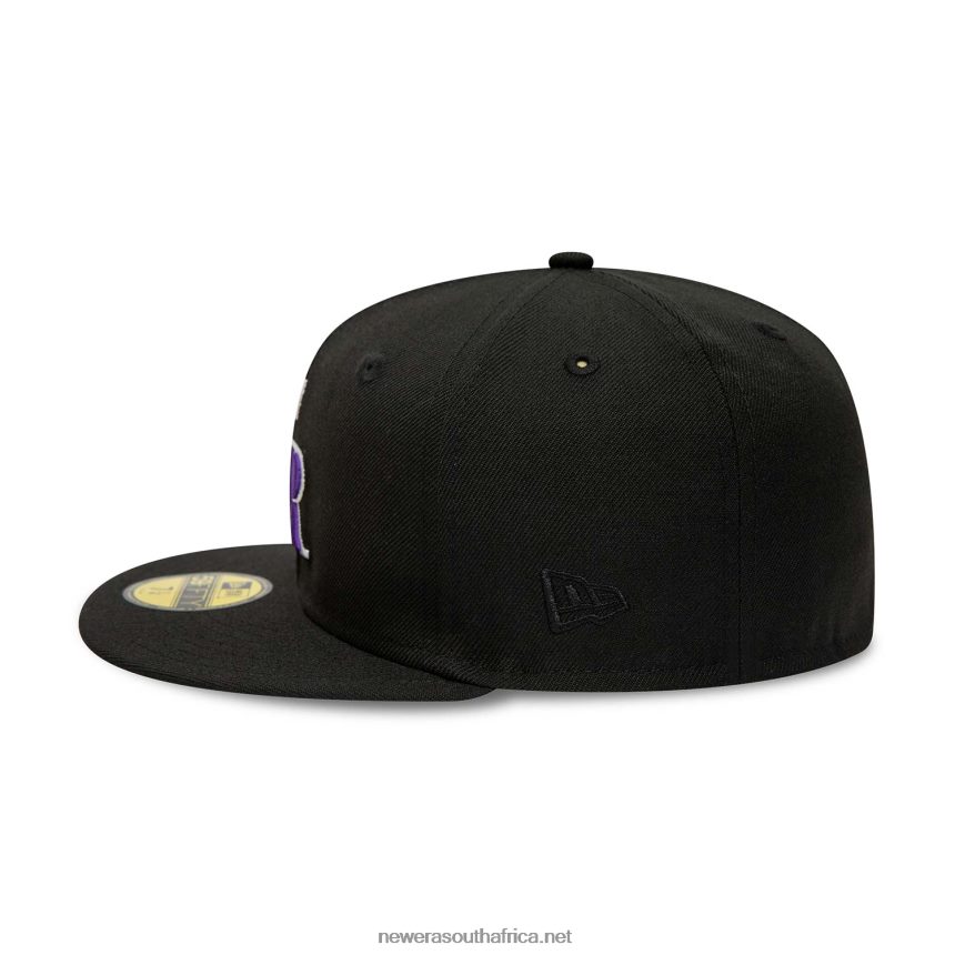 Colorado Rockies Premium Wool Black 59FIFTY Fitted Cap New Era TRBRBN21