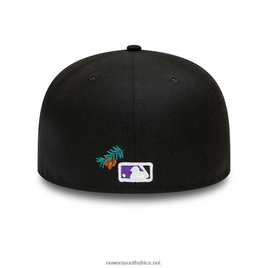 Colorado Rockies Stateview Black 59FIFTY Fitted Cap New Era TRBRBN630