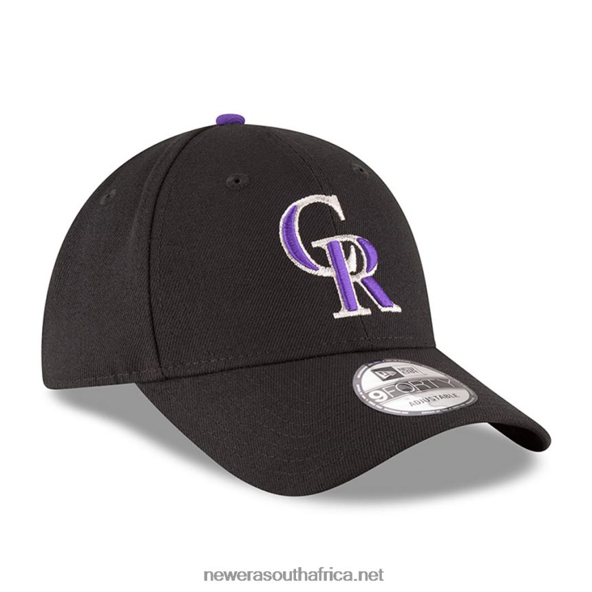 Colorado Rockies The League Black 9FORTY Cap New Era TRBRBN1626