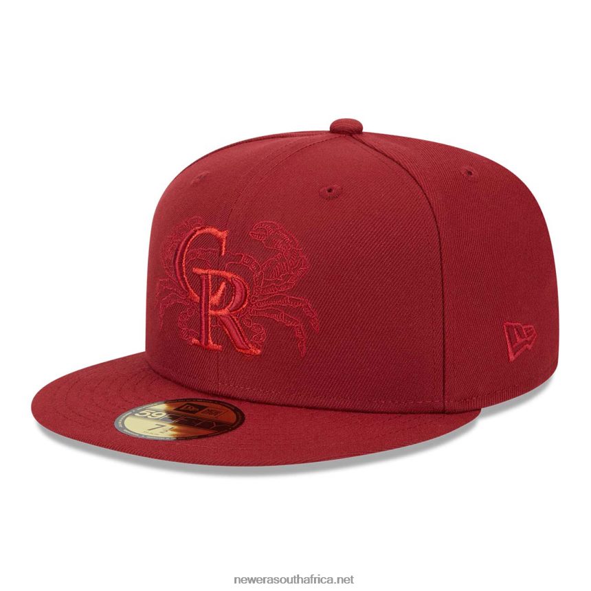 Colorado Rockies Zodiac Red 59FIFTY Fitted Cap New Era TRBRBN1040