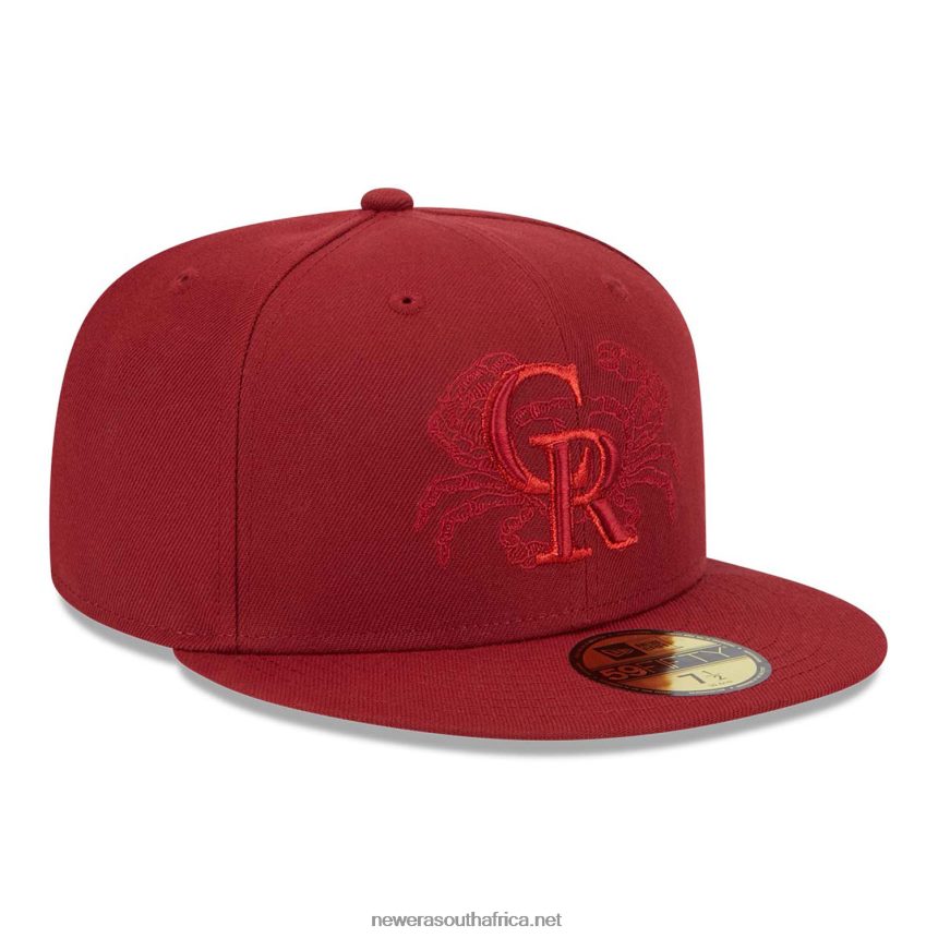 Colorado Rockies Zodiac Red 59FIFTY Fitted Cap New Era TRBRBN1040