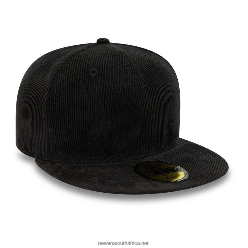 Cord Black 59FIFTY Fitted Cap New Era TRBRBN150
