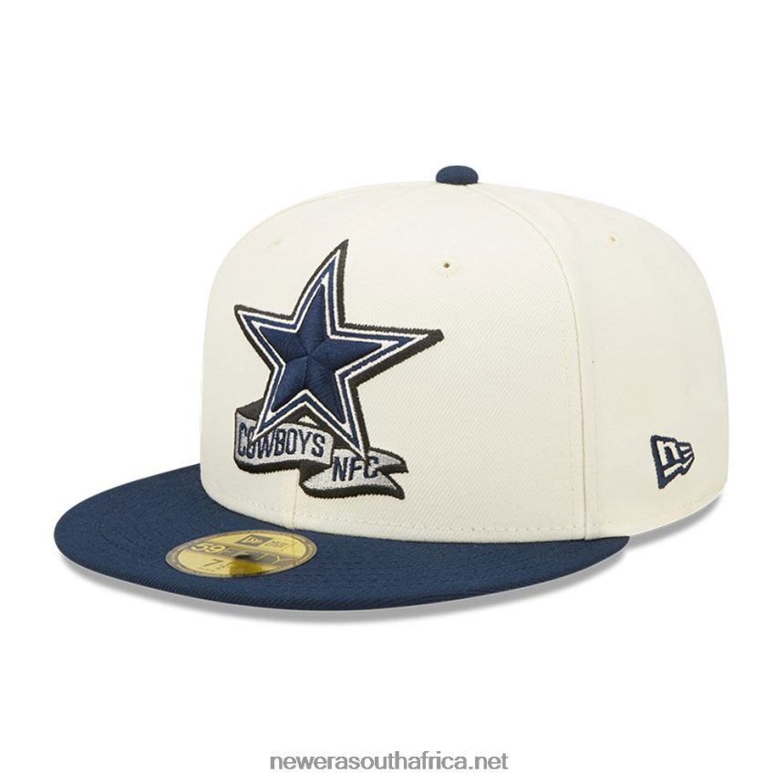 Dallas Cowboys NFL Sideline 2022 White 59FIFTY Fitted Cap New Era TRBRBN1270