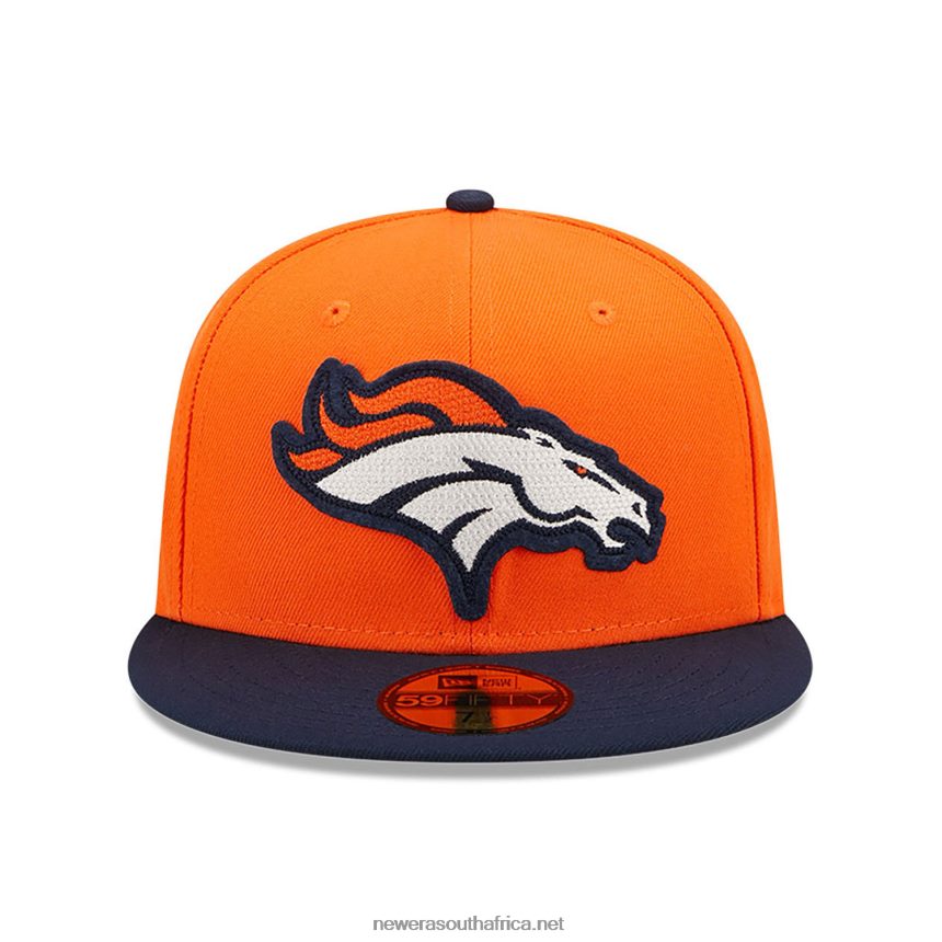 Denver Broncos NE Letterman Orange 59FIFTY Fitted Cap New Era TRBRBN468