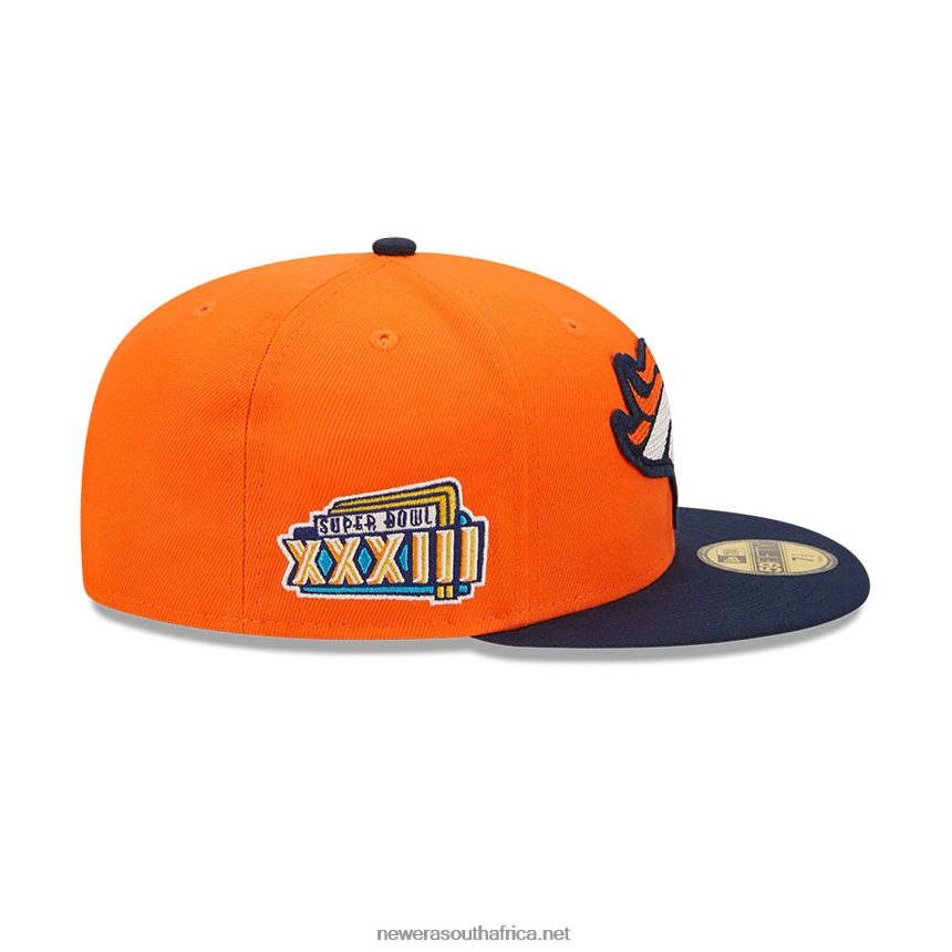 Denver Broncos NE Letterman Orange 59FIFTY Fitted Cap New Era TRBRBN468