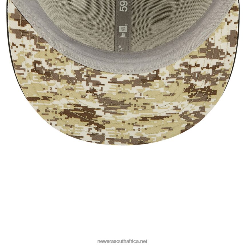 Detroit Lions NFL Salute to Service Black 59FIFTY Fitted Cap New Era TRBRBN338