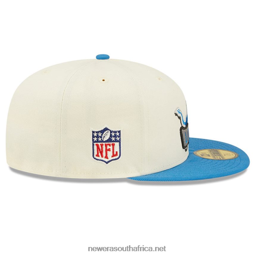 Detroit Lions NFL Sideline 2022 White 59FIFTY Fitted Cap New Era TRBRBN1383