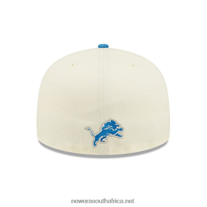 Detroit Lions NFL Sideline 2022 White 59FIFTY Fitted Cap New Era TRBRBN1383