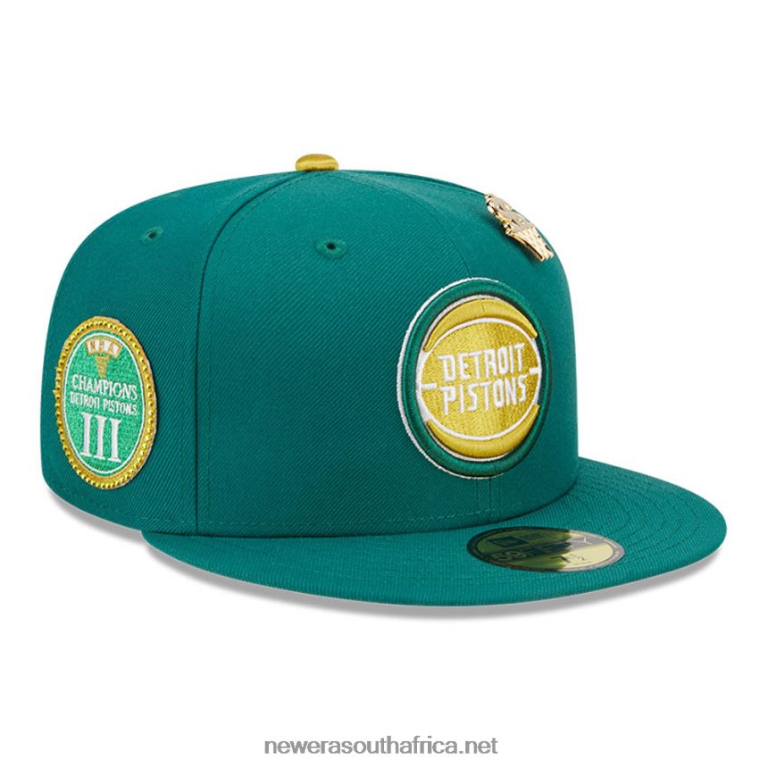 Detroit Pistons Max Bet Green 59FIFTY Fitted Cap New Era TRBRBN394