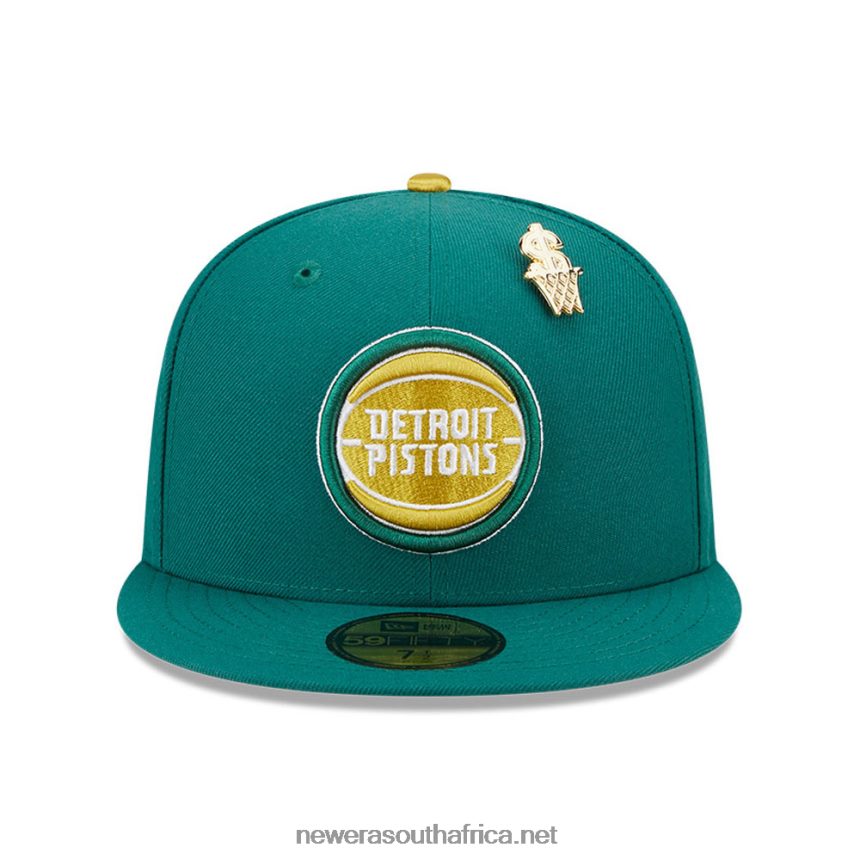 Detroit Pistons Max Bet Green 59FIFTY Fitted Cap New Era TRBRBN394