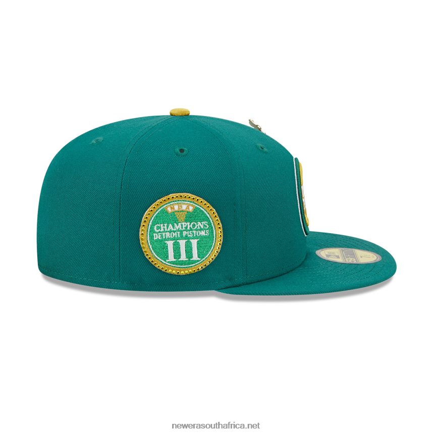 Detroit Pistons Max Bet Green 59FIFTY Fitted Cap New Era TRBRBN394
